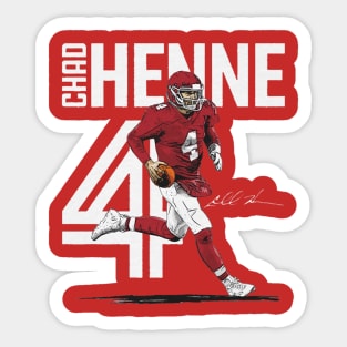 Chad Henne Kansas City Inline Sticker